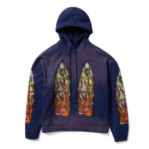 Flame Glass Hooded Pullover Who Devides War